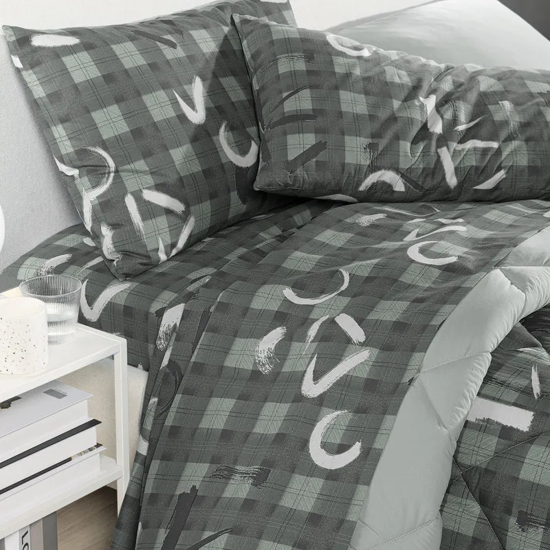 Completo Lenzuola Iron Moderno in Cotone